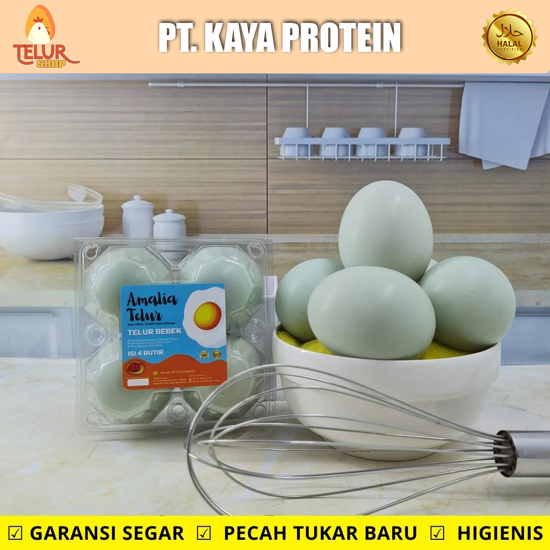 4 Butir – Telur Bebek Telur PREMIUM Garansi Segar