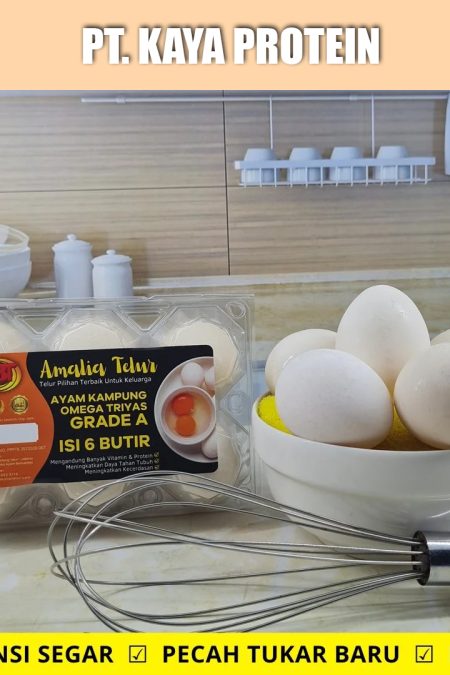 6 Butir – Telur Ayam Kampung Omega TRIYAS Telur PREMIUM Garansi Segar